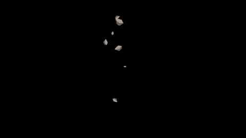 Falling debris particles with dark background Vídeos de archivo 123886956