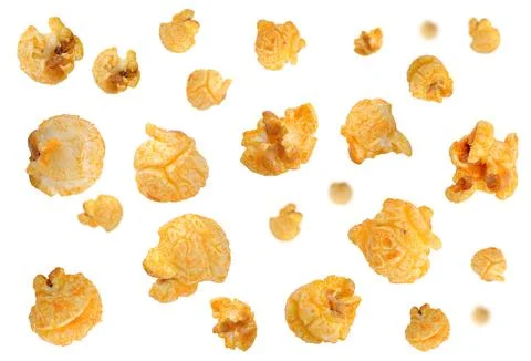 Falling Delicious cheese popcorn Stock Photos