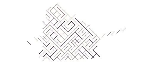 Falling Diagonal Lines Create Uruguay Shape Stock Footage 328355060