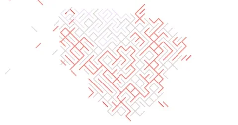Falling Diagonal Stripes Build Lithuania Map Video stock 326838181