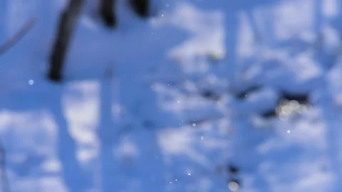 Falling Diamond Dust Stock Footage 332819573