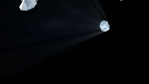 Falling diamonds background Stock Footage 70123351