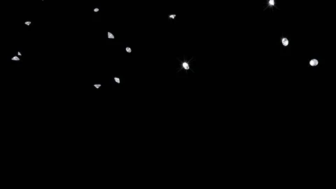 Falling Diamonds background Stock Footage 100644165