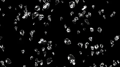 falling diamonds background