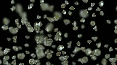 Falling Diamonds Video stock 12321508