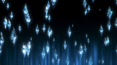 Falling Diamonds Stock Footage 95541059