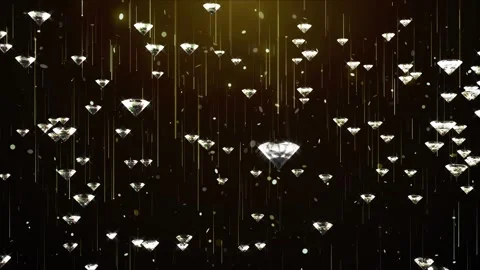 Falling Diamonds Video stock 342259196