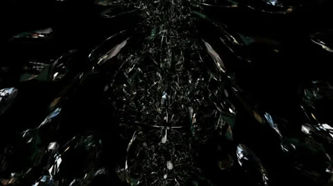 Falling Diamonds Motion Mapping Stock Footage 24712041