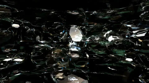 Falling Diamonds Motion Mapping Stock Footage 24712092