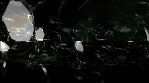 Falling Diamonds Motion Mapping Stock Footage 24712155