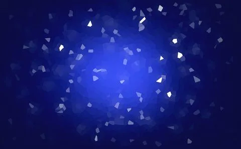 Falling different patterns on blue background Stock Photos