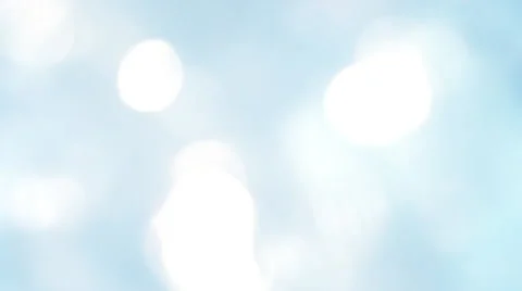 Falling discs of light, hypnotic abstract animation, 60 fps, white and blue Stock Footage 64634780