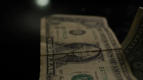 Falling Dollar banknotes. High quality falling Dollar banknotes Stock Footage 109376945