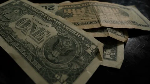 Falling Dollar banknotes. High quality falling Dollar banknotes Stock Footage 109377778