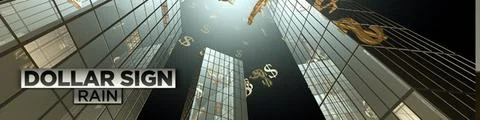 Falling Dollars 3D Model