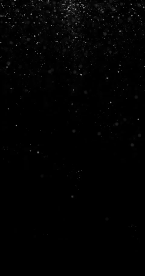 Falling down flickering dots on clean black vertical background Stock Footage 346785040