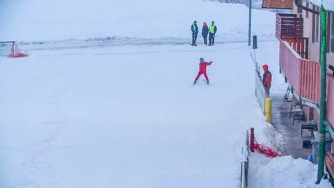 Falling down on the ground Stock Footage 96583331