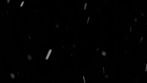 Falling down real calm snow from left to right in close up, seamlessly looped Stock Footage