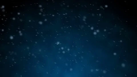 Falling down real snowflakes, heavy snow, snowstorm weather Stock Footage 80753119