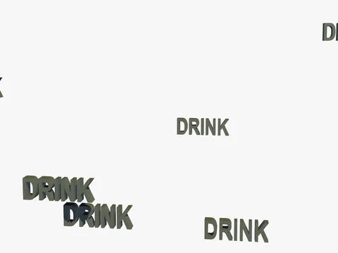 FALLING DRINK LOGOS Vídeos de archivo 72825186