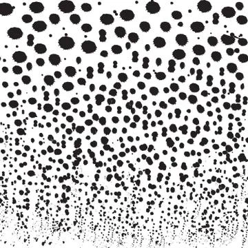 Falling droplet seamless pattern. Abstract spot background 스톡 일러스트