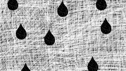 Falling drops – animated liquid falling in vertical motion Stock Footage 312822248