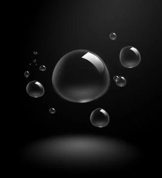 Falling drops Stock Illustration