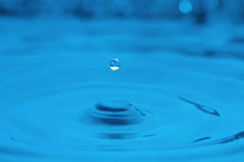 The falling drops Stock Photos