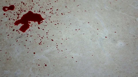 Falling drops of red blood on neutral background and copy space Stock Footage 115662225