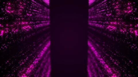 Falling dust loopable background. Violet color Illustrazione stock