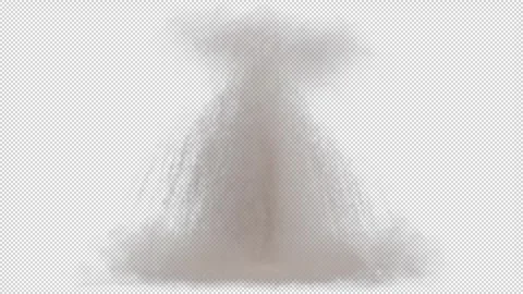 Falling dust on transparent background Stock Footage 313986074