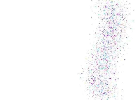 Falling Effect. Pink Disco Confetti. Rainbow Texture. Laser Desi Illustrazione stock