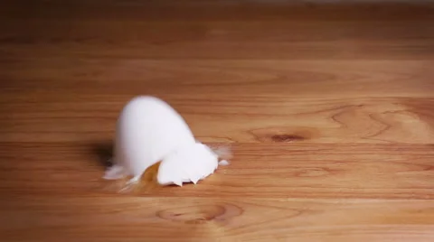 Falling Egg Slow Motion Video stock 65429126