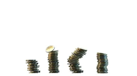 Falling Euros Stock Footage 10580470