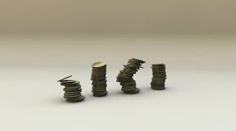 Falling Euros Stock Footage 10580475