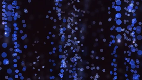 Falling Fairy Lights Stock Footage 92336630