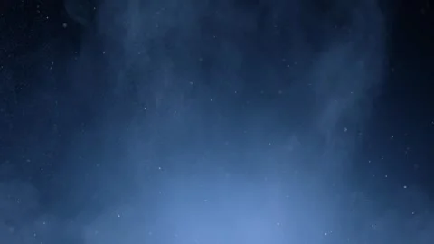 Falling fine dust with coarse dust particles. Blue background. Movie effect Stock Footage 244037354