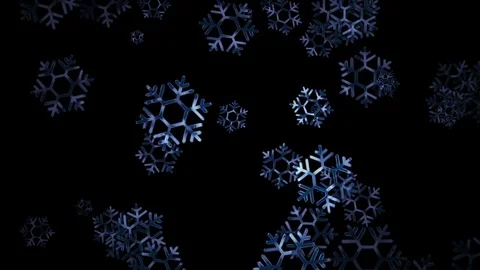 Falling Flakes 3 Looping Animation Stock Footage 73306848