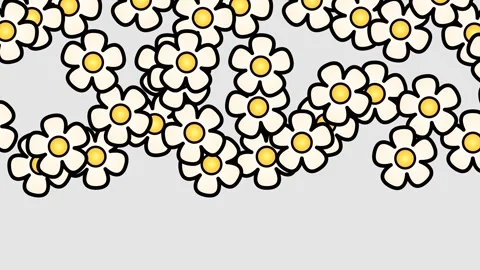 Falling flowers 4k 스톡 동영상 245360137