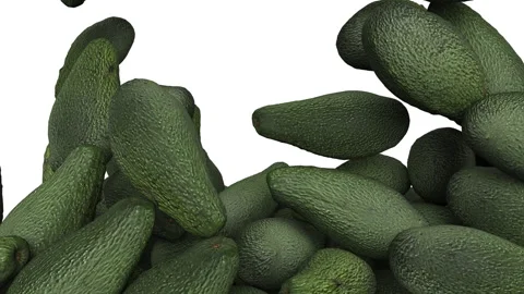 Falling fresh bread on white background. Vídeo Stock 285696549