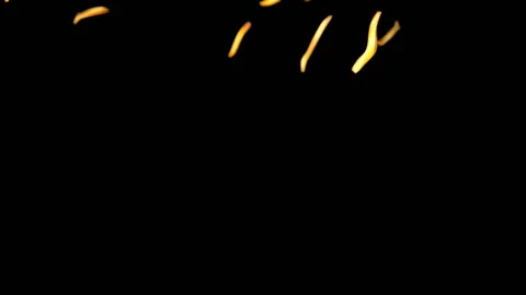 FALLING FRITES 1 ALPHA Stock Footage 104677852