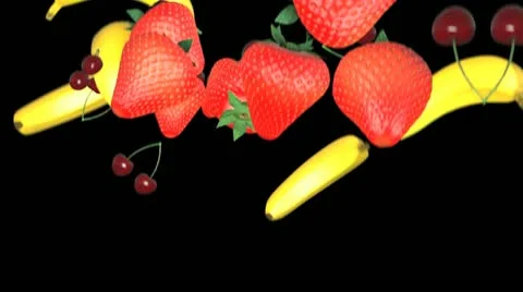 Falling Fruits Stock Footage 17610260