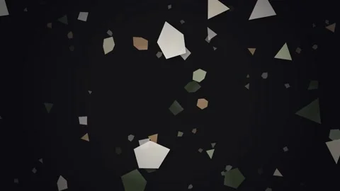 Falling Geometric Shapes Abstract Background for Creative Motion Graphics Stock Footage 346000668