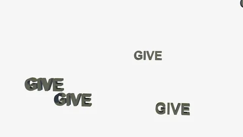 FALLING GIVE LOGOS Vídeos de archivo 72958890