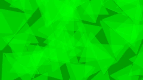 Falling glass green triangles. Seamless loop Stock Footage 111853629