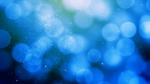 Falling Glitter Particles Blue 库存影片 44661865