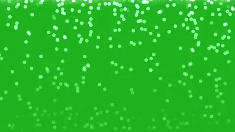 Falling glitter particles motion graphics with green screen background Stock Footage 161707684