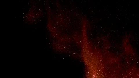 Falling glitter particles. Shiny confetti magic, sparkling, bokeh light Stock Footage 122374025