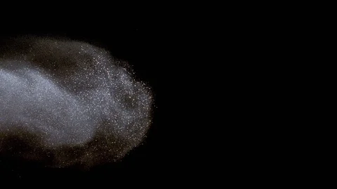 Falling glitter particles. Shiny confetti magic, sparkling, bokeh light Stock Footage 122378495