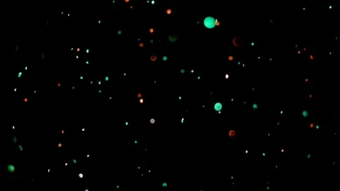 Falling glitter particles. Shiny confetti magic, sparkling, bokeh light Stock Footage 122379710